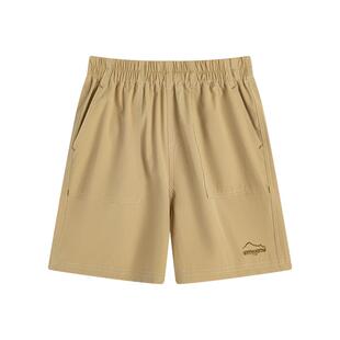 onmygame男童短裤夏季轻盈透气儿童宽松五分裤新防泼水运动裤