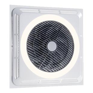 2025新款吊顶专用吸顶风扇灯餐厅商场酒店带灯一体扇隐型电扇吊灯