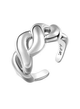 原创设计编织戒指可调节轻奢情侣