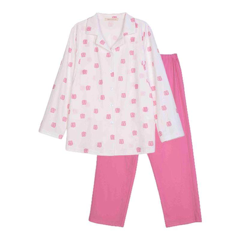 快乐屋月子服春装2026新款孕妇家居服套装全棉哺乳衣孕妇睡衣产后
