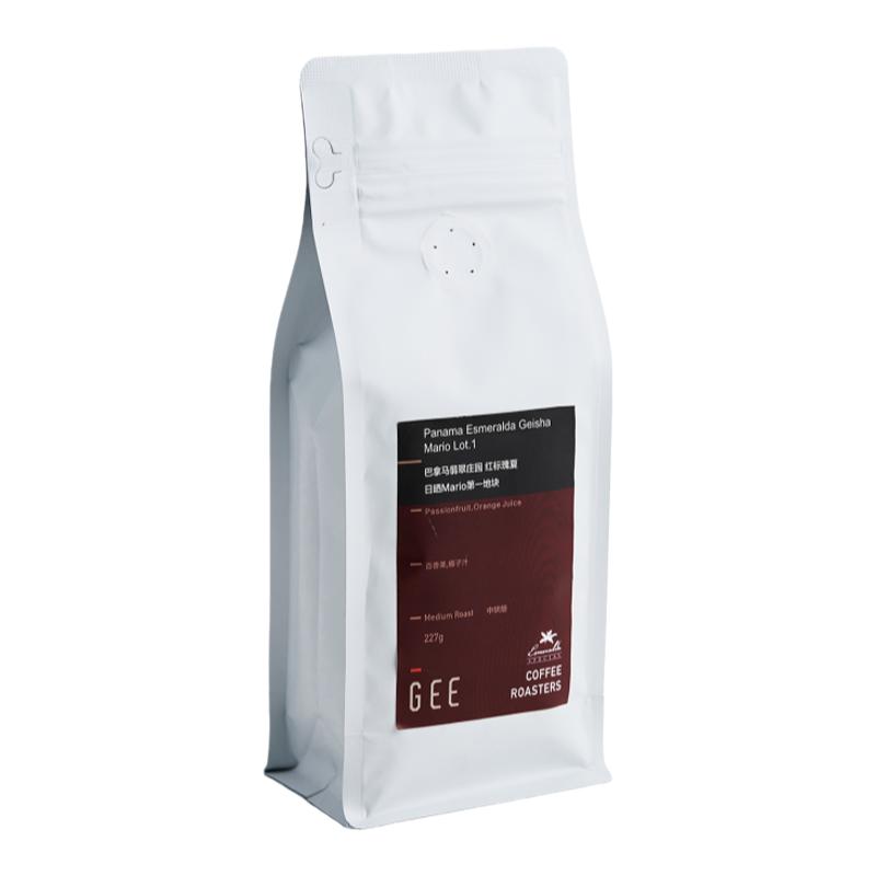 GEE咖啡翡翠红标水洗瑰夏100g/包手冲精品正品新鲜黑咖啡豆可磨粉