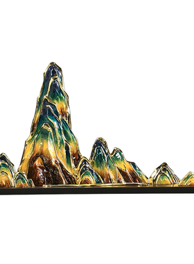 新中式千里江山摆件公司办公室