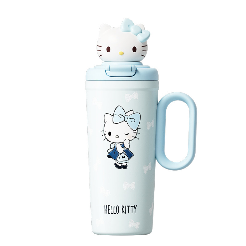 hellokitty保温杯大容量冰霸杯巨无霸水杯女生高颜值吸管杯子礼物
