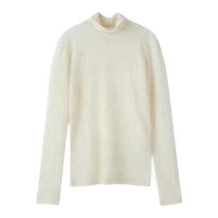 RECTO  秋冬新款女士羊毛时尚气质高领针织上衣毛衣银泰百货