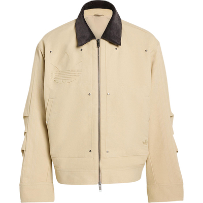 Adidas/阿迪达斯正品三叶草男士休闲翻领宽松运动日常外套KD0584