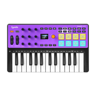 Synido森林岛tempokey W25漫游者MIDI键盘编曲便携蓝牙无线控制器