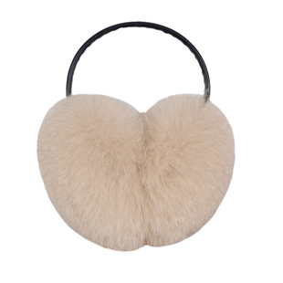 真狐狸毛耳套可伸缩耳捂韩版皮草保暖耳罩秋冬男女毛绒耳包护耳暖