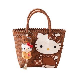 伴手礼女伴娘实用小礼品送员工姐妹团定制藤编蓝38三八妇女节礼物