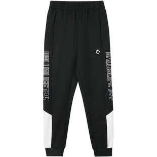 准者儿童针织长裤篮球小学生户外跑步训练休闲运动裤男中大童束脚