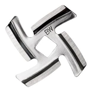 5型家用绞肉机不锈钢刀网刀片三通通用荣事达孔板螺杆刀盘配件