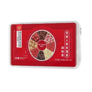 北京同仁堂内廷上用补气血女人养生茶阿胶红枣桂圆枸杞茶过年送礼