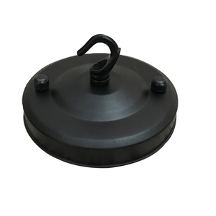 带吊钩开口闭口吊环吸顶盘家用吊灯鸟笼灯笼可穿电线挂钩尖圆底座