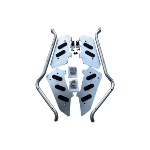 适用升仕368E护杠368D保险杠368M踏板一体射灯支架专用改装配件