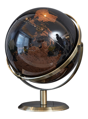 轻奢地球仪摆件办公室创意
