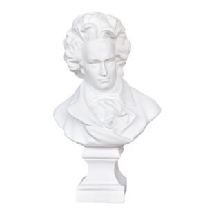 音乐家莫扎特贝多芬肖邦人物雕像雕塑钢琴上的摆件头像教具装饰品