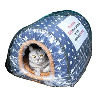 流浪猫户外新款冬季加厚猫窝防寒保暖室外封闭式防水猫咪狗窝房子