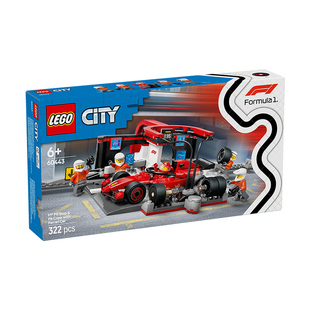 【自营】LEGO乐高60443法拉利 F1赛车维修站益智积木玩具送礼