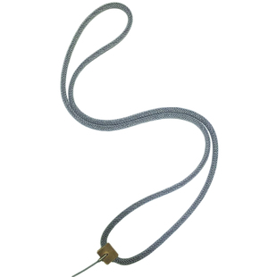 吊坠绳子高档项链黑色挂绳脖子玉佩玉石男士狼牙天珠挂绳竖穿牛皮