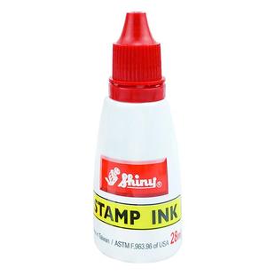 印油印章补充台湾新力牌shiny回墨印章s-62补充油印泥手账财务办公印油印台墨水环保快干翻斗翻转印章墨水