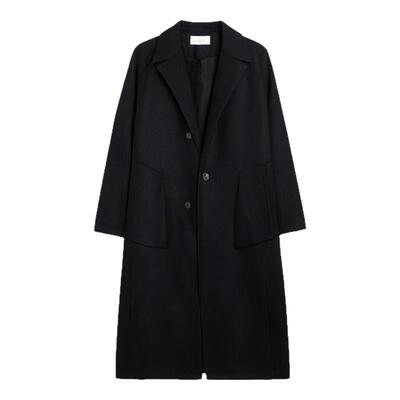 GAOSTUDIOS长款廓形毛呢大衣