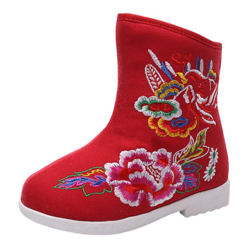 儿童古装汉服鞋中国风新年拜年