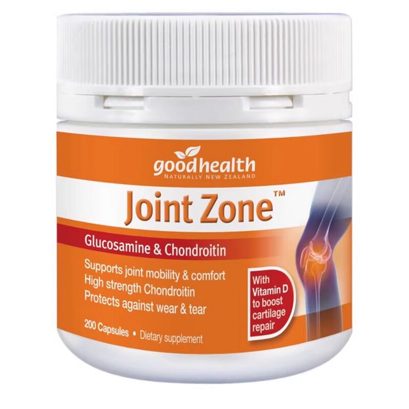 新西兰直邮Good health好健康关节灵胶囊 葡萄糖胺+软骨素200粒