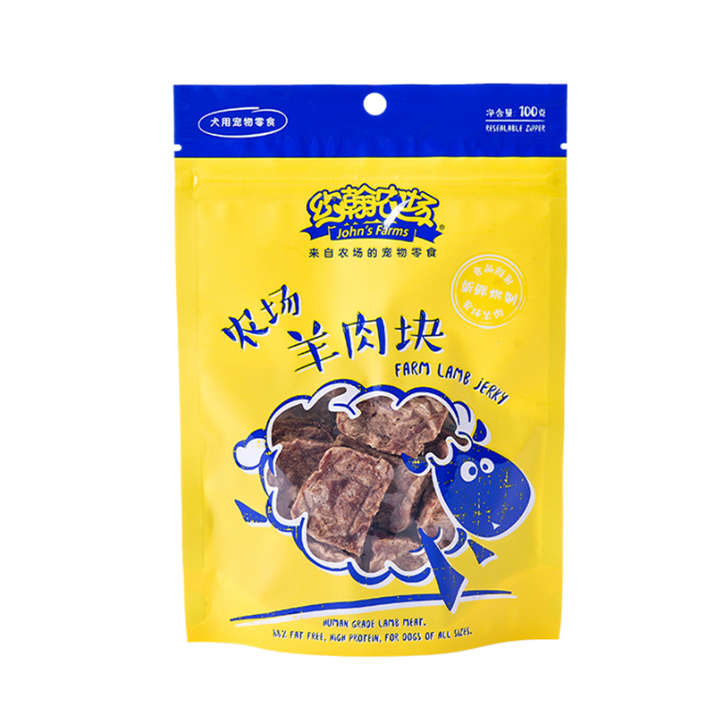 Pet Inn约翰农场泰迪狗零食磨牙健齿鸡牛鸭三文鱼宠物补钙纯肉干