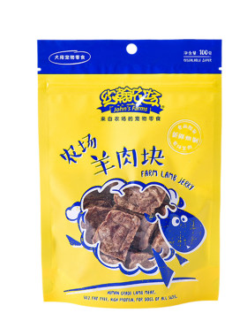 约翰农场狗狗零食鸭肉干磨牙棒