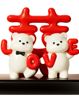 线条小狗摆件高级感家居装饰送礼