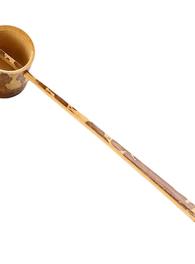 手工竹制长柄茶勺水瓢茶道配件