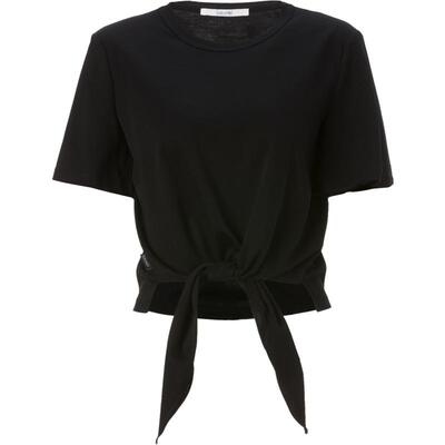 LAUREL夏季绑带简约短袖