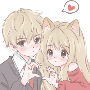 q版手绘头像定制真人照片人物画画像情侣q版动漫漫画卡通形象设计