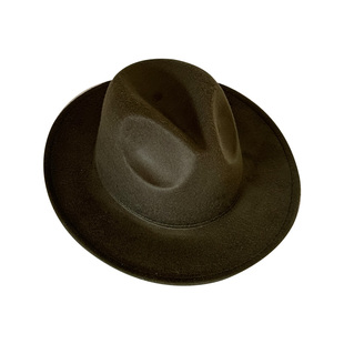 复古儿童礼帽毛毡秋冬款拍照韩国平顶渔夫帽男童帽子英伦时装帽潮