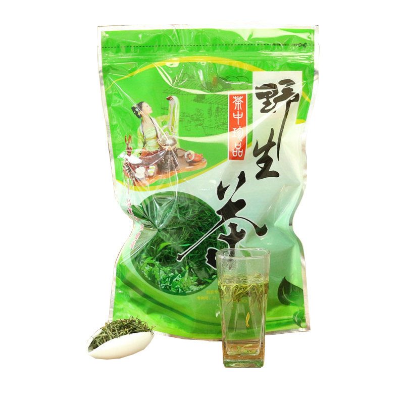 金寨野生茶绿茶2026新茶高山茶毛峰春茶浓香型耐泡散袋装野茶500g