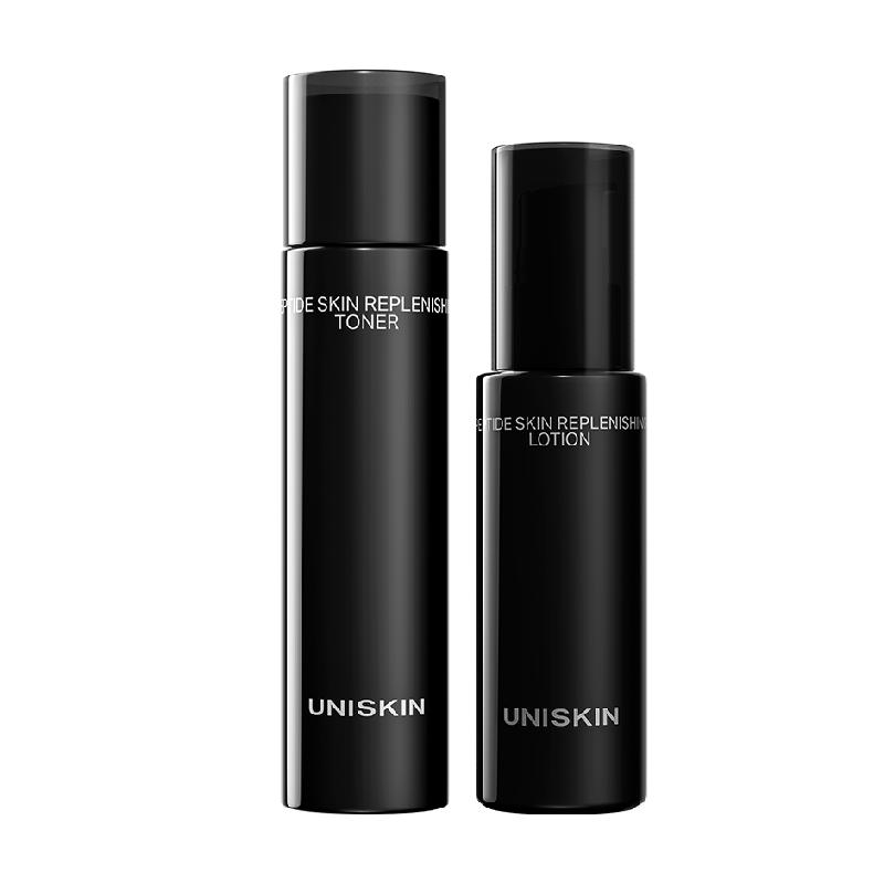 优时颜嘭润黑引力水乳100ml+80g护肤套装保湿滋养修护抗皱紧致