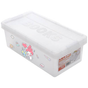 日本进口漫画书收纳盒长方形窄长型CD游戏光盘DVD整理收藏储物箱