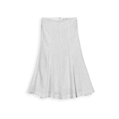 随性松弛感亚麻鱼尾半裙