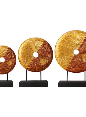 泰国木雕工艺品禅意摆件家居客厅电视酒柜办公室桌面创意开业礼品