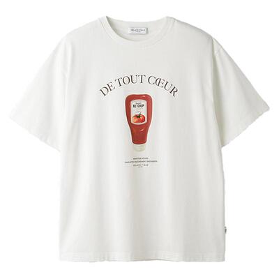 gelatopique番茄沙司短袖T恤