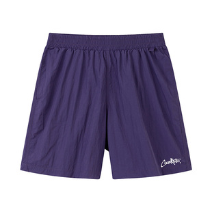 CoosRetro美式复古撞色绣花LOGO休闲速干裤子男女夏季多色沙滩裤