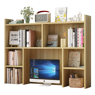 简易多功能桌面显示器架多层学生电脑置物架收纳架宿舍书柜储物架