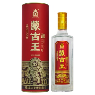 蒙古王42度红桶整箱500ml*6瓶浓香型内蒙古草原特产白酒