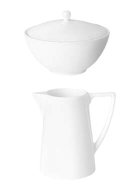 Wedgwood骨瓷纯色糖缸奶罐JC联名