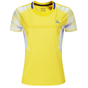 新款速干半袖羽毛球上衣男女运动短款气排球乒乓球训练球衣服印字