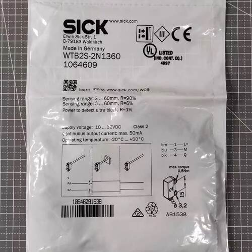 WTB2S-2N1360 SICK光电传感器 工业检测元件