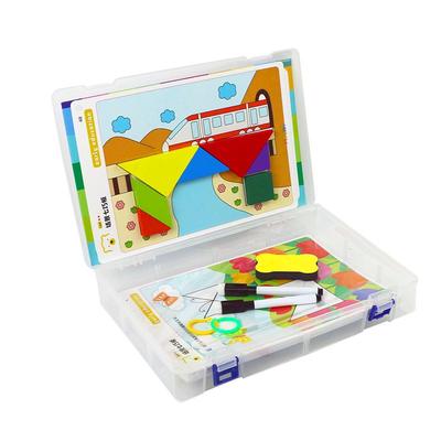 七巧板智力拼图练习题幼儿园玩具