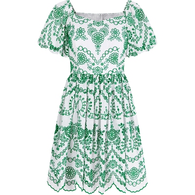 BORAAKSU法式镂空绣花连衣裙