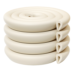 茶几u型防撞条儿童泡沫海绵保护桌子I桌边包边条玻璃门防磕碰软包