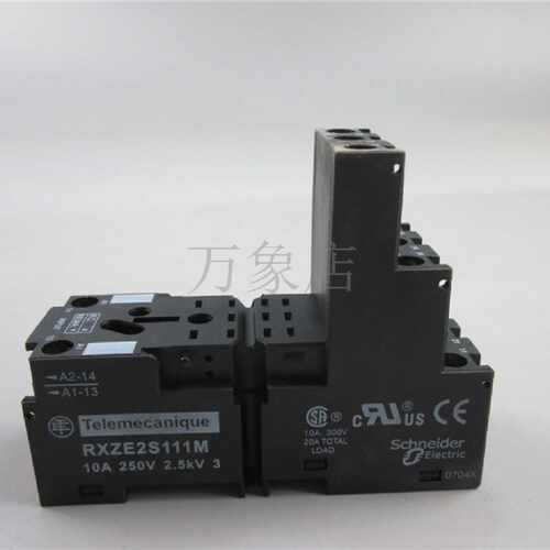 议价Schneider 小型中间继电器座 RXZE2S111M 实物拍摄
