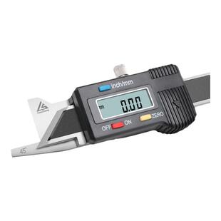 三量高精度45度倒角尺倒角规测量数显游标卡尺0-10mm角度规不锈钢